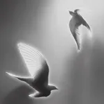 Doves, '25 on Blank Canvas